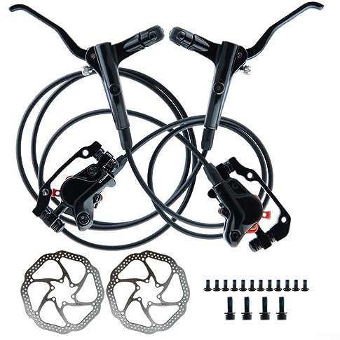 SPORTARC Fahrrad Bremse Hydraulische Scheibenöl Bremsen Mit Hebel Set Vorgefüllt Mit 2 für Rotor