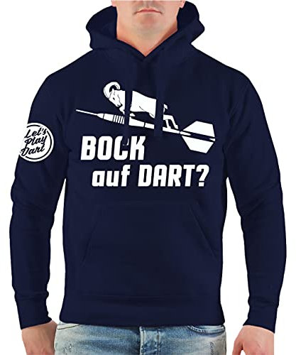Spaß Kostet Herren Kapuzenpullover Bock auf Dart Darts Motive Größe S bis 5XL