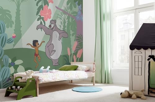 Komar Disney Jungle Book Just Kidding Non-Woven Photo Wallpaper Size 300 x 250 cm Children's Bedroom Wallpaper