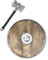 Funidelia | Wikinger Accessoires Kit für Herren Nordisch, Walküre, Barbaren, Vikings - Zubehör für Erwachsene, Zubehör für Kostüm - Braun