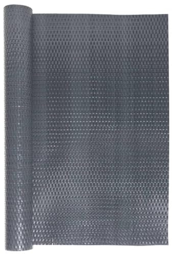 vidaXL Balkon Sichtschutz, Balkonbespannung Rattan-Optik, Sonnenschutz Windschutz für Terrasse Garten, Balkonverkleidung Balkonabdeckung, Anthrazit 500x80cm Poly Rattan