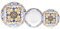 Tognana Servizio Piatti 18 Pezzi Moon Signoria Porcellana Multicolor