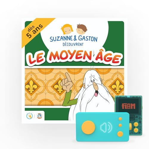 Lunii - Coffret Suzanne et Gaston découvrent Le Moyen Âge - Livre Audio interactif dès 5 Ans à écouter sur Ma Fabrique à Histoires