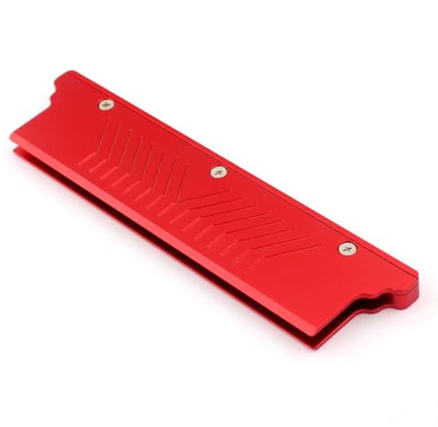 Geofray RAM Heatsink Radiator Cooling Heat Sink Cooler for DDR2 DDR3 DDR4 Desktop Memory Heat Dissipation Pad Red