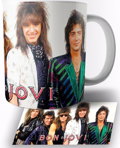 Bon Jovi D Keramik Becher 325ml Tasse Mug