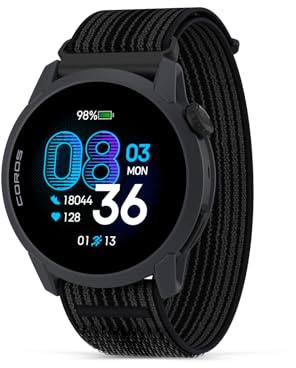 Coros Unisex Pace 4 Sportuhr mit Nylonband schwarz