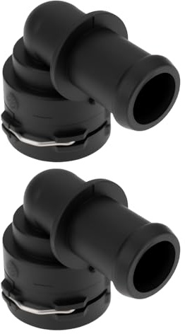 ECSiNG 2 Pezzi Flangia Refrigerante Auto 5Q0122291AJ 5Q0122291H Compatibile Con Audi Sportback 2018/09-2025/12