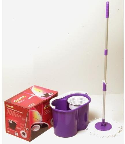 duett, fregona + cubo escurridor color morado 800mo