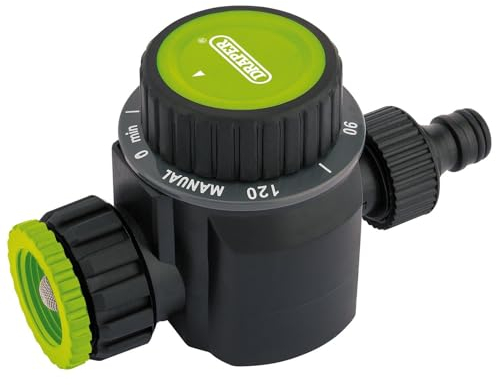 DRAPER 36748 – Elektronischer Kugelhahn Wasser Timer – schwarz , WTM1