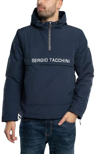 Sergio Tacchini Herren In Pullover Jacke, Navy/White, L