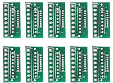 10pcs 1,27MM 2,0MM 2,54MM Adaptateur Plaque Conseil 8 Broches pour Les modules sans Fil
