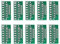 10Pcs 1.27MM 2.0MM 2.54MM Adapter-Platten-Brett 8PIN für drahtlose Module