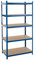 ESTEXO Steckregal Lagerregal 21 Modelle wählbar Schwerlastregal Regal Kellerregal Werkstattregal Werkbank Garagenregal (Blau / 200x120x60cm / 875kg)