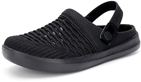 HKR Mules Femme Sandales été Mules et Sabots Femme Chaussons de Jardin Extérieurs
