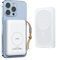 Magnetic Wireless Portable Charger,VRURC 10000mAh Wireless Power Bank PD 22.5W Fast Charging With USB Port Magnetic Battery Pack