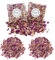 FINEVERNEK Natürliches Hochzeitskonfetti, Blütenblätter Hochzeit,14 Packungen Blütenblatter Konfetti,Biologisch Abbaubar Rose Blüten Konfetti mit Ringelblume und Kornblumenblätter, Hochzeit Dekoration