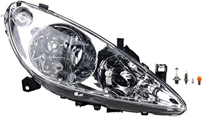 Johns, Scheinwerfer Halogen passend für Peugeot 307 08/2000-06/2005 Rechts Leuchtmittel