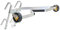 Ladder Stand Off Bracket Ladder Stay Use on Corners, Universal V-Shaped Down Pipe Stand Off, Ladder Accessory Helps Stop Your Ladder Slipping and Keep Safety Direct from Manufacture Fits Most Ladders
