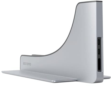 Ascrono MacBook Docking Station Perfect for Macbook Air (M2, M3 & M4 2022-2025) - Enjoy 2 Thunderbolt-4 USB-C ports Seamlessly Connect Dual Displays