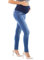 MAMAJEANS Milano - Umstandsmode Jeans Damen Skinny Fit Jeggings, Mit Band Für die gesamte Schwangerschaft (XL - 42, Hige Klar)