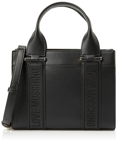 Love Moschino Borsa a mano Donna, Nero, Taglia unica
