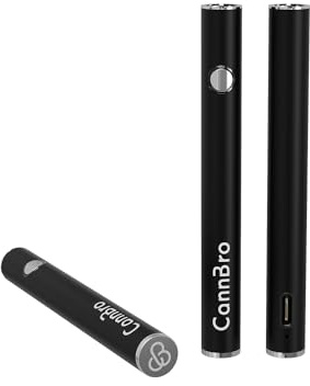 CannBro 510 batterie a bottone tipo C, 290 mAh (nero)