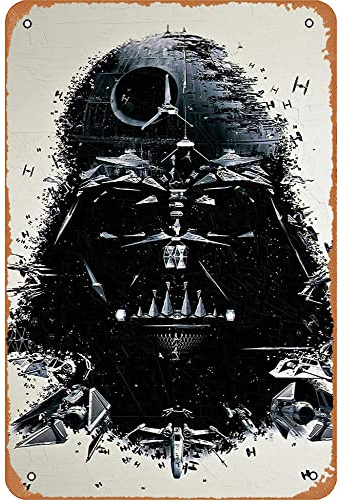 Darth Vader Art Poster Games Vintage Blechschild 20,3 x 30,5 cm Wanddekoration