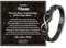 VGWON Armband Herren, Männergeschenke, Geschenke für Männer, Männer Geschenke, Lederarmband Geburtstagsgeschenk für Ihn Freund Ehemann 322
