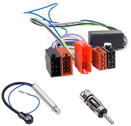 Audioproject A420 - Autoradio Radioadapter SET Aktivsystem Adapter für Audi A2 A3 A4 B5 A6 A8 TT DSP + 2 Antennenadapter DIN ISO