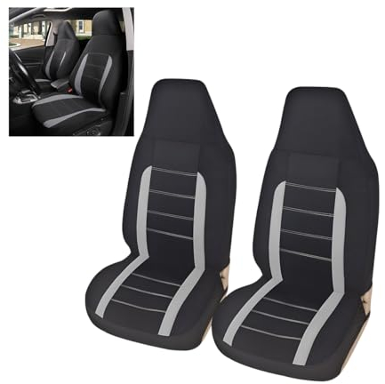 Adunsiaoto 2 Stück Universal-Autositzbezüge Für Vordersitze, Sitzbezug Auto Vordersitze Universal-Wasserdicht, universal Size Seat Cover Protectors Set Für Auto LKW SUV