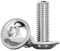 Drenky Flachkopfschrauben Mit Flansch 20 Stück, M5x20mm Schrauben Torx Rostfrei Edelstahl A2 V2A Linsenkopf Schrauben ISO 7380-2 Flanschschrauben Gewindeschrauben Vollgewinde