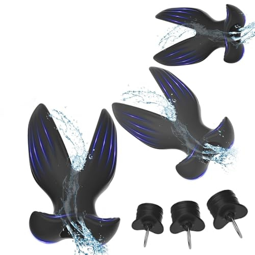BDSMJOY Anal Tunnel Plug 3 Set,Analplug Silikon Buttplug Spekulum Analdehner Anal Expander Analspielzeuge Plugs Sexspielzeug Set Anal Toys erotisches Sex Spielzeug für die Frau (S + M + L)