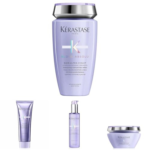Kerastase Blond Absolu Bain Ultra Violet 250ml Cicaflash 250ml Cicaplasme 150ml Masque Ultra Violet 200ml