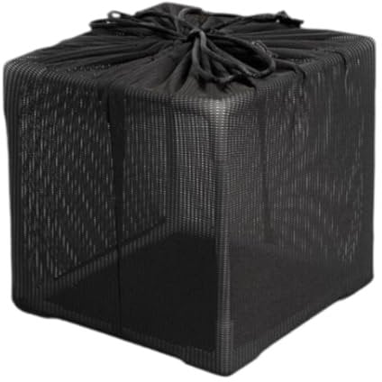LOVIVER Pump Filter Bag Pump Barrier Mesh Bag Heavy Duty Net Anti Clogging Bag with Drawstring Water Pump Filter Box for Pond Outdoor