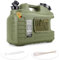 Umikk Bidón de agua de 13 l con grifo y tapa de rosca/kit de herramientas, depósito de agua para senderismo, camping, picnic, caravana, camping, bidón de agua, bidón de agua sin BPA, para viajes al