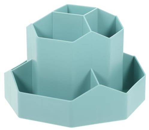 Operitacx Rotatable Pen Holder Capacity Desktop Organizer for Office Student Pen Cups for Desk Brush Holder