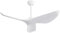 ComfortXL Ventilateur de plafond 96 cm sans lumière, moteur DC réversible, 6 vitesses avec télécommande, pour intérieur et extérieur, blanc mat