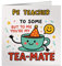 Funny Pe Teacher Greeting Card - Tea-Mate Cup Design - Work Friends, Colleagues, Leaving, Birthday or Thank You - Personalised Job Role Card - UK Made