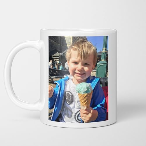 New Moon Canvas Custom Your Picture Photo Print Printed onto a Coffee Tea Mug Cup Personalised Message Great Gift Present for Birthday Christmas (Picture Both Sides)