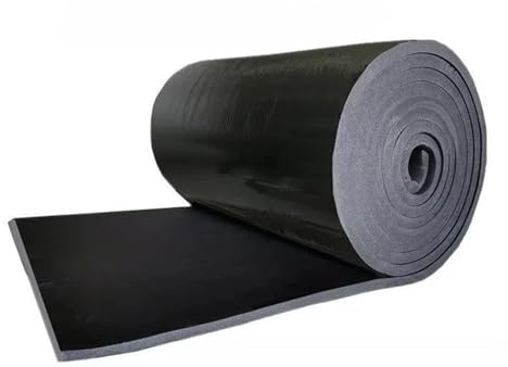 Aislamiento automóviles Rollo Espuma Caucho Autoadhesivo Versátil Insonorizante Coches Y Accesorios Tapete Aislante Motor(5mm-50cmx200cm)
