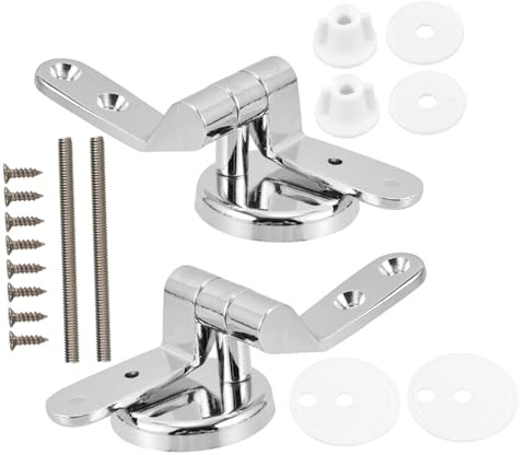 Holibanna Charnière Siège Toilette de Zinc avec Frein Chute Fixation Abattant Wc et Facile à Installer Accessoires de Remplacement pour Couvercle Wc