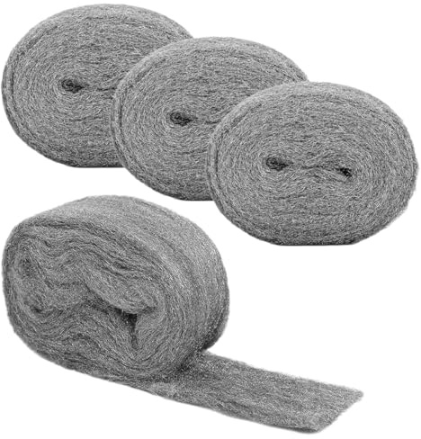 4 rullar stålull mot möss 2 m x 7 cm, 0 musskydd stålull fin