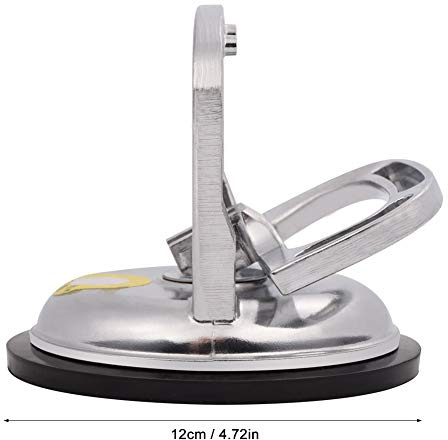 Sorandy Estrattore per Ammaccature a Ventosa in Lega di Alluminio per la Movimentazione di Vetro e Metallo, capacità 50 kg, 12 Cm