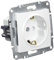 Schneider Electric SDN3000121 Base Enchufe Schuko 16A 250 V, Blanco