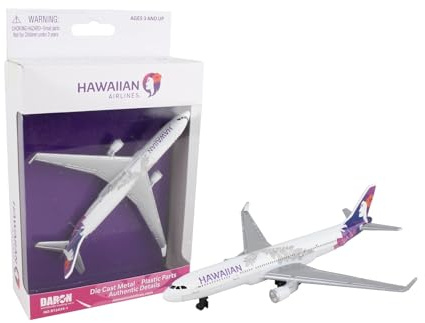 Daron Hawaiian Airlines Single Plane , White