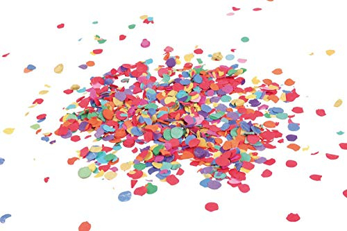 Amscan 6522 - Konfetti aus Papier, 150 g, bunt, Streudeko, Tischdekoration, Karneval, Geburtstag