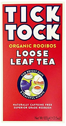 Tick Tock Organic Rooibos Loose Leaf Tea 100 g (Pack of 10), 0.2 kg