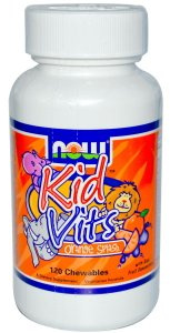 Now Foods Kid Vits, Juicy Orange - 120 chewables