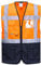 Portwest WARSCHAU EXEKUTIV WESTE, Größe: S, Farbe: Orange/Marine, C476ONRS