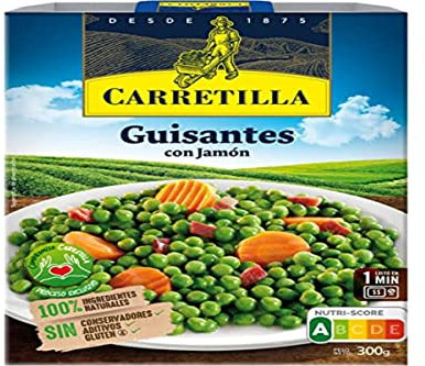 Carretilla Guisantes con Jamón, 300g